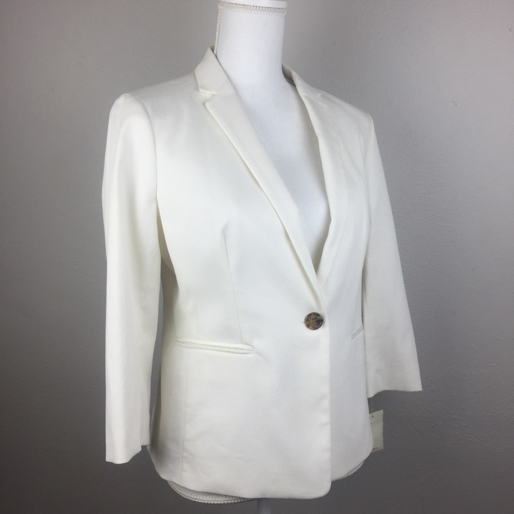 Lands’ End | Eggshell Blazer Suit Jacket | NWT 8
